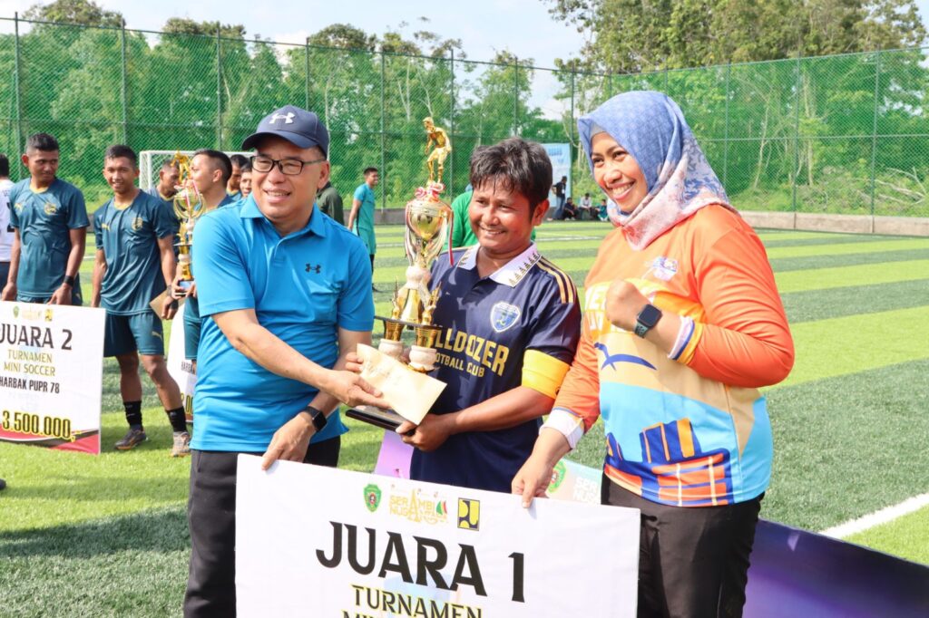 Turnamen Mini Soccer Pj Bupati Cup Resmi Berakhir