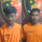 Dua orang terduga pelaku berinisial YA (26) dan AW (24). (Dok.humaspolresPPU)