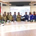 Bupati Penajam Paser Utara (PPU), Mudyat Noor, melakukan audiensi terkait pemanfaatan embung/kolam retensi.