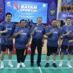 Bupati PPU, Mudyat Noor saat menghadiri pembukaan Bayan Open 2026 yang digelar di Balikpapan Sport and Convention Center (BSCC) Dome, GOR Indoor BJBJ, dan GOR Hevindo Arena.