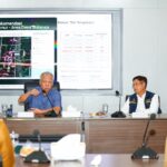 Kepala Otorita IKN beserta jajaran bertemu dengan Camat Sepaku, kepala desa setempat, dan masyarakat pemilik lahan dalam agenda rencana pelaksanaan pengeboran eksplorasi sebagai calon sumur bor di Desa Sukaraja, Kecamatana Sepaku.