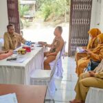 Disnakertrans PPU lakukan kunjungan kerja ke PT Mulya Jaya Rahayu Lestari.